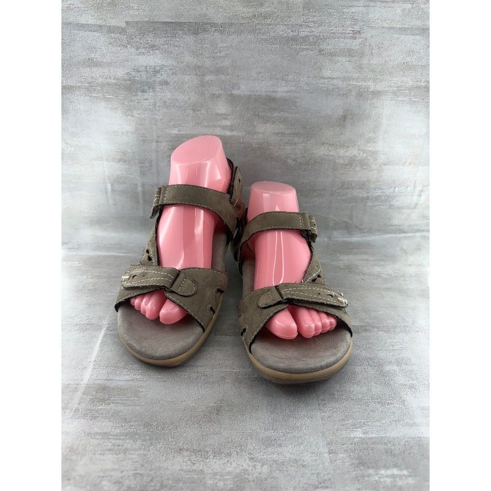 JBU by Jambu Stephie Vegan Sandals Women Sz 8M Taupe Brown‎ Strappy Comfort